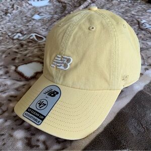 NWT New Balance '47 Clean Up Adjustable Hat, Hay